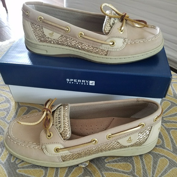 Sperry Womens Sequin Deck Shoes 
